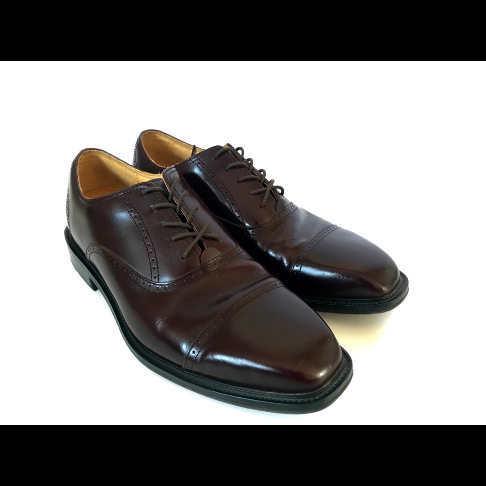 Rockport Mens Brown Oxford Dress Work Shoes Size 9